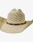 Coyote | Mens Bangora Straw Cattleman Crown Cowboy Hat
