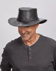 Crusher | Mens Crushable Leather Outback Hat