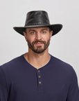 Crusher | Mens Crushable Leather Outback Hat