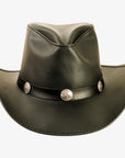 Cyclone | Mens Leather Cowboy Hat