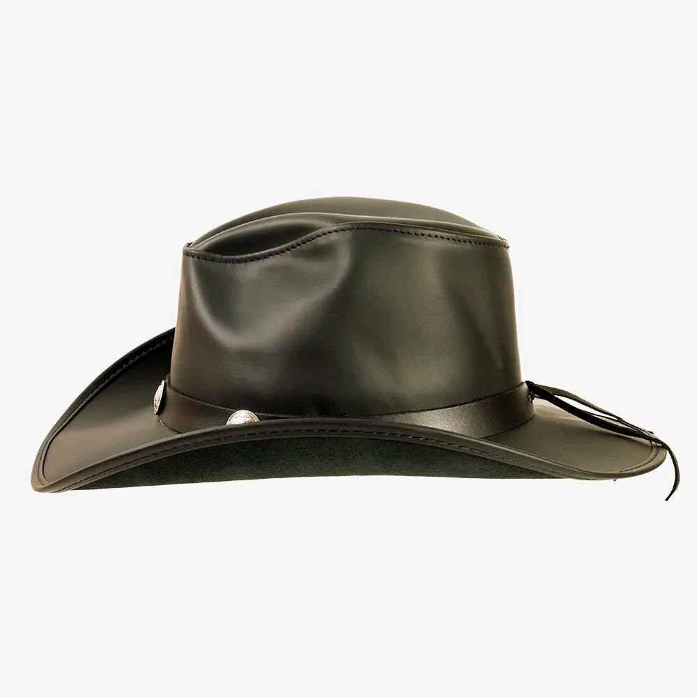 Cyclone | Mens Leather Cowboy Hat