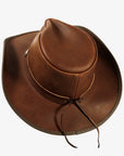 Cyclone | Womens Chestnut Leather Cowgirl Hat