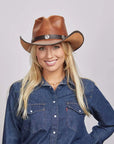 Cyclone | Womens American Leather Cowgirl Hat