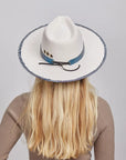 Denim N' Glam | Womens Wide Brim Felt Fedora Hat