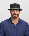 Detroit | Mens Fedora Straw Pork Pie Hat