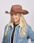 Duke | Womens Brown Felt Cowgirl Hat