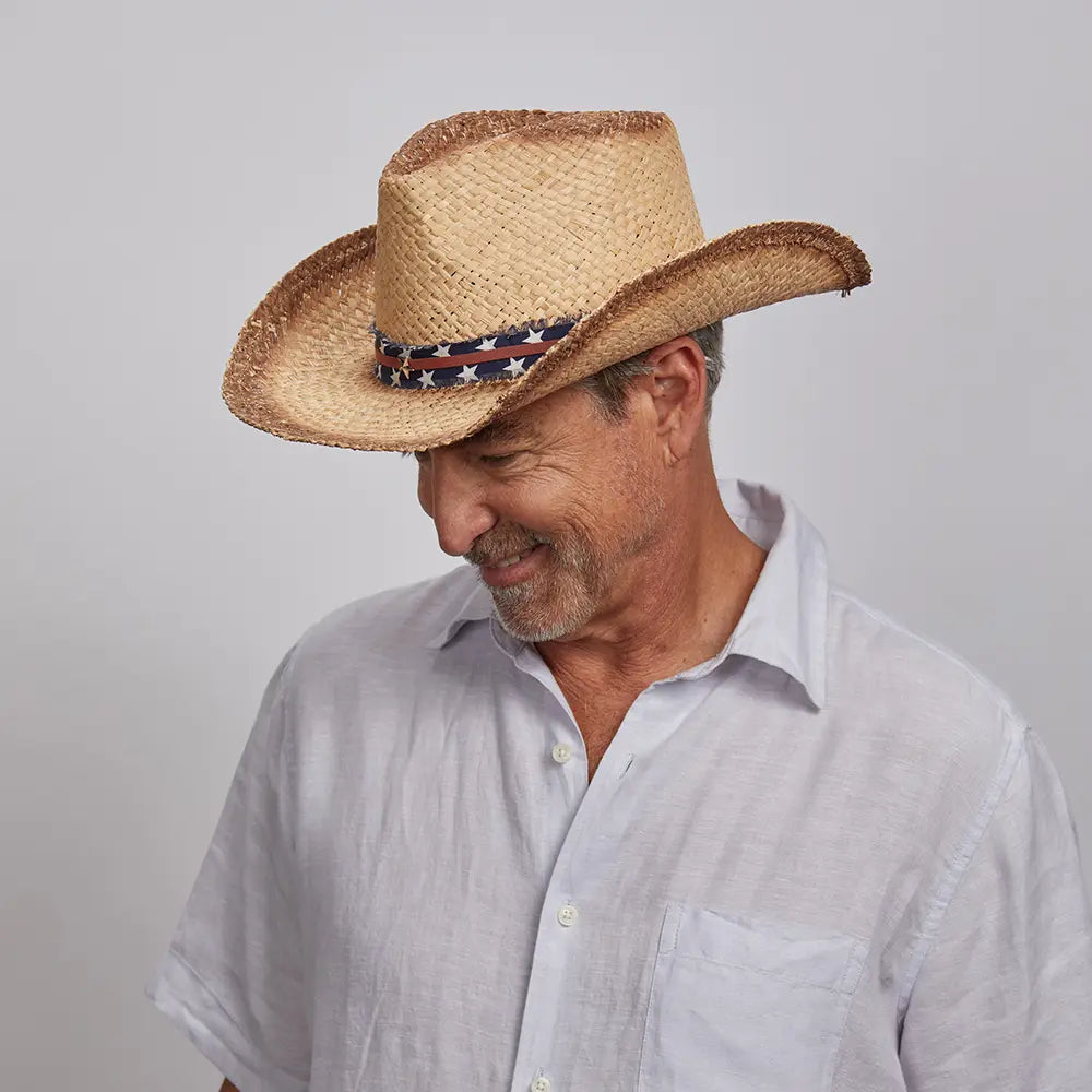 Dusty | Mens Straw Cowboy Sun Hat