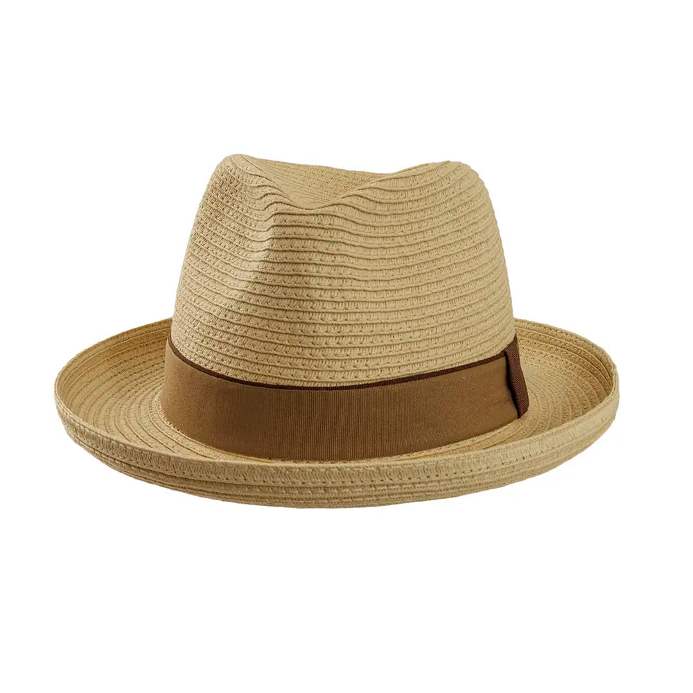 Emilio | Mens Fedora Straw Hat by American Hat Makers