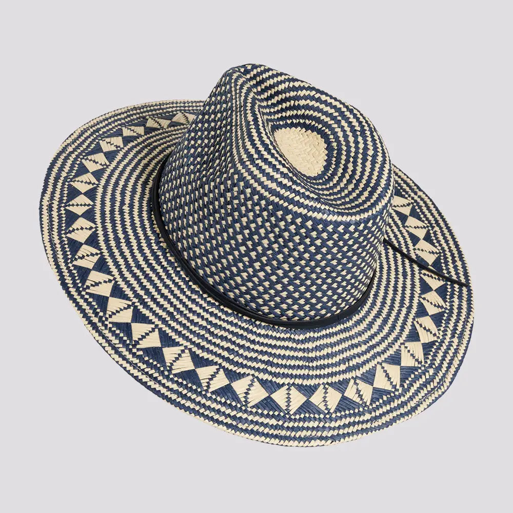 Eppie Mens Two Tone Toyo Straw Sun Hat – American Hat Makers