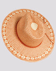 Eppie | Womens Two Tone Toyo Straw Sun Hat