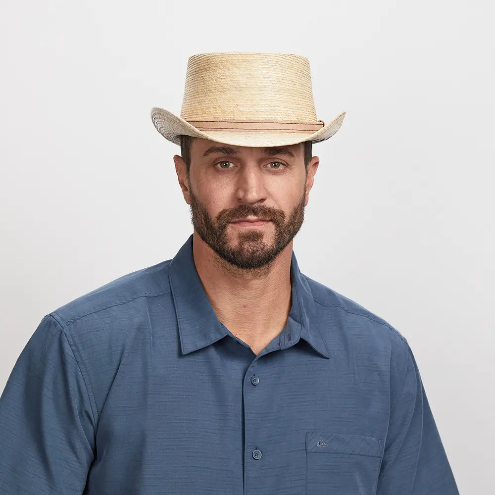 Everglades | Mens Palm Straw Top Hat