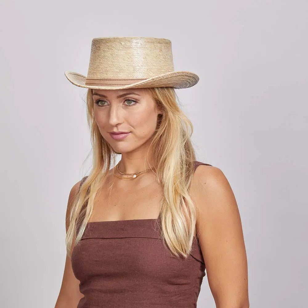 Everglades | Womens Palm Straw Top Hat