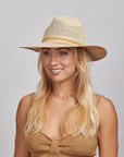 Ezra | Womens Wide Brim Straw Sun Hat