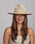 Ezra | Womens Wide Brim Straw Sun Hat
