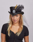 Fancy | Womens Victorian Leather Top Hat