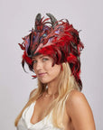 Fire and Ice | Womens Leather Top Hat