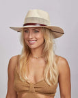 Florence | Womens Wide Brim Firm Straw Sun Hat