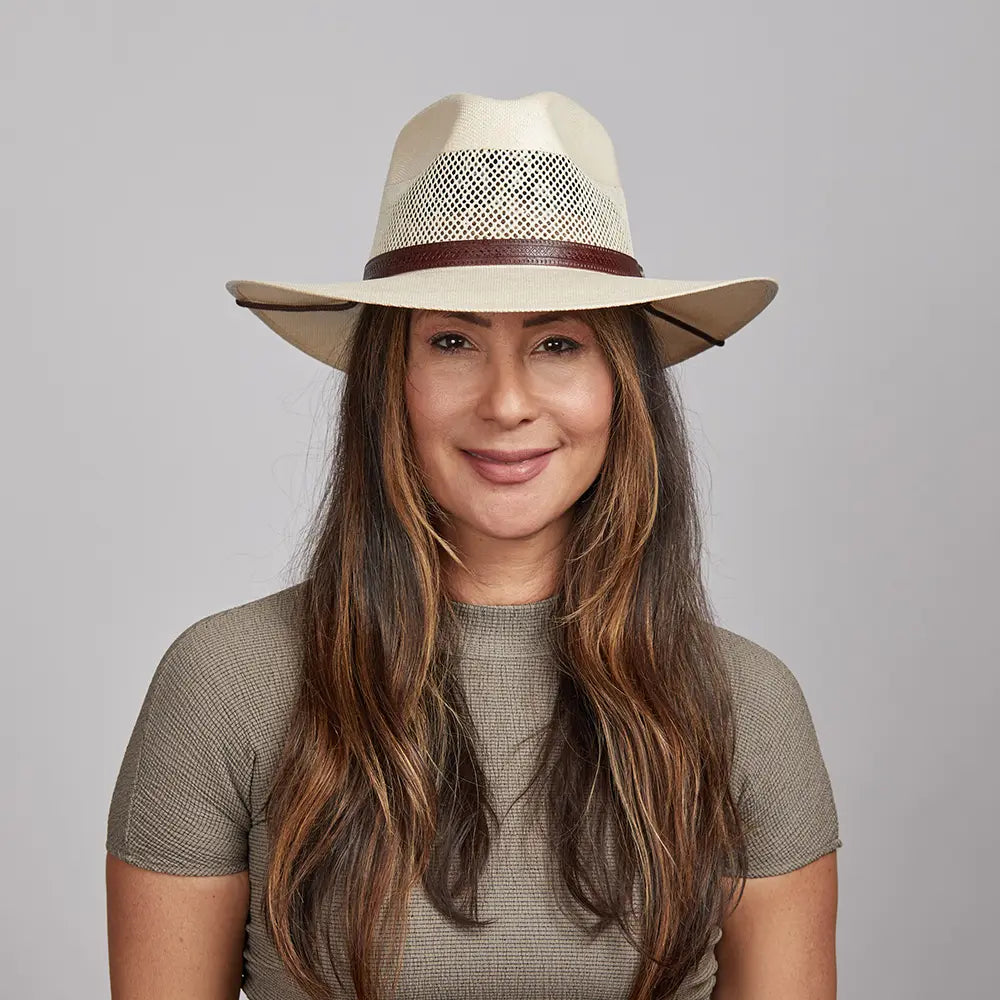 Florence | Womens Wide Brim Straw Sun Hat