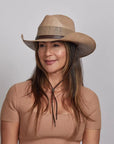 Florence | Western Curled Straw Cowgirl Hat