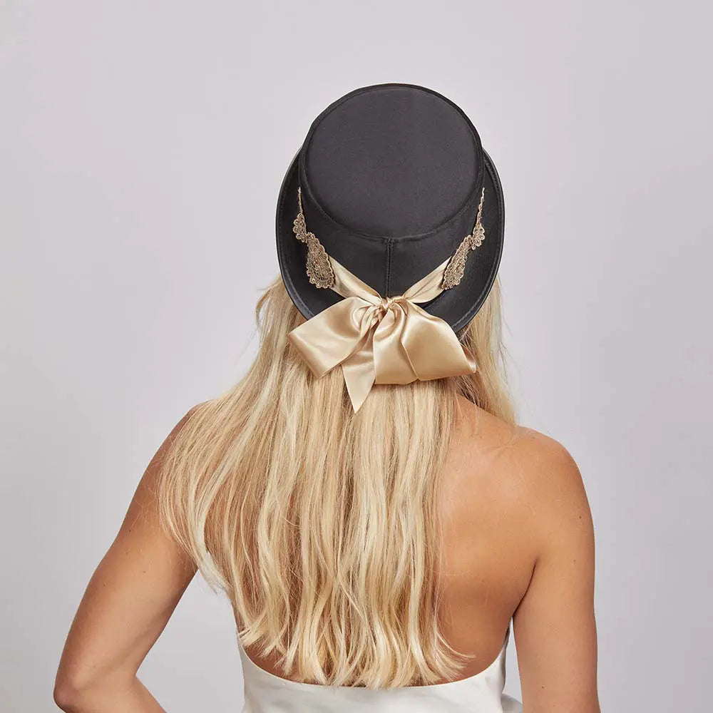 Frenchie | Top Hat with French Lace Hatband