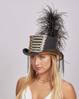 Glam Soldier | Poly Satin Top Hat