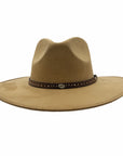 Granger | Womens Faux Suede Rancher Fedora Hat