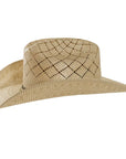 Gunman Men Straw Cowboy Hat Side View