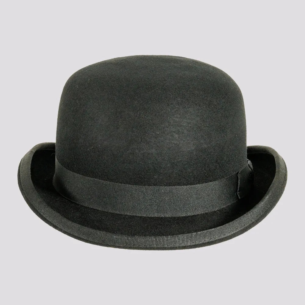 Men's black derby hat sales