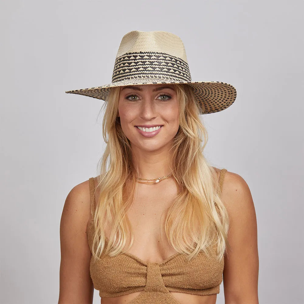 Harper | Womens Wide Brim Straw Sun Hat