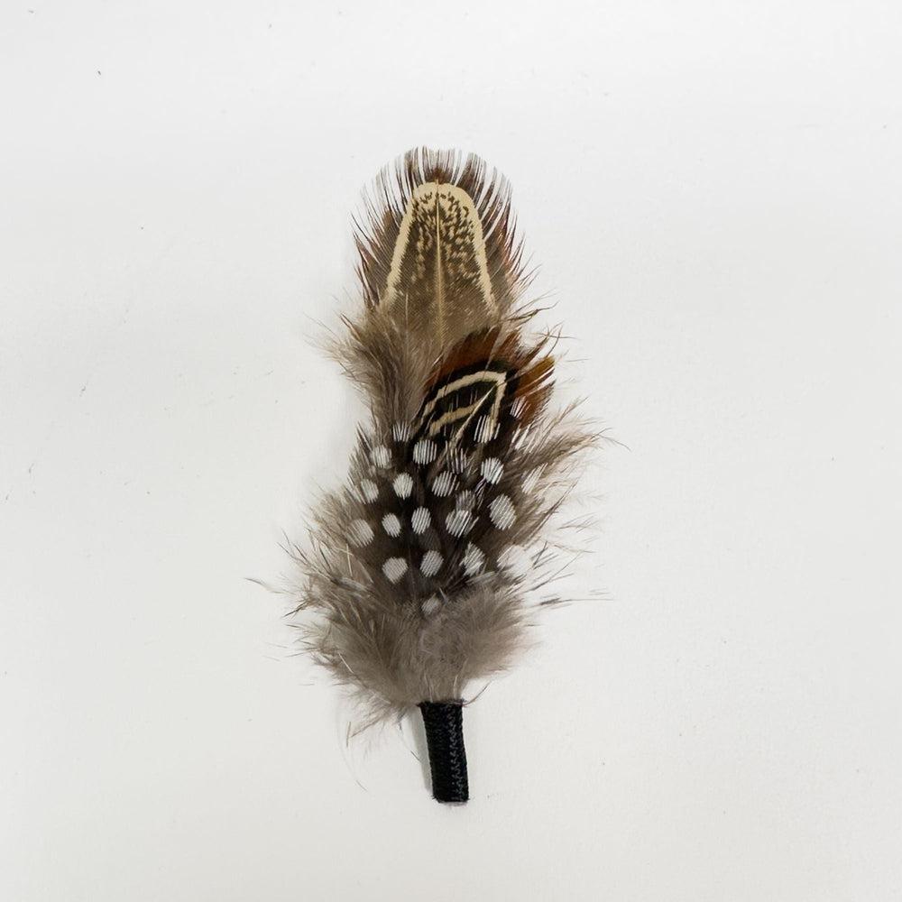 Sandi Feather Hat Band Accessory Front View