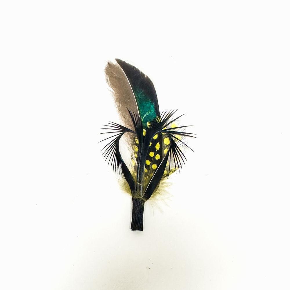 Bliss Feather Hat Band Accessory Front View