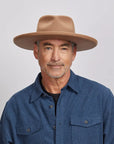 Hudson | Mens Pencil Rim Felt Fedora Hat