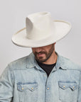 Hudson | Mens Pencil Rim Felt Fedora Hat
