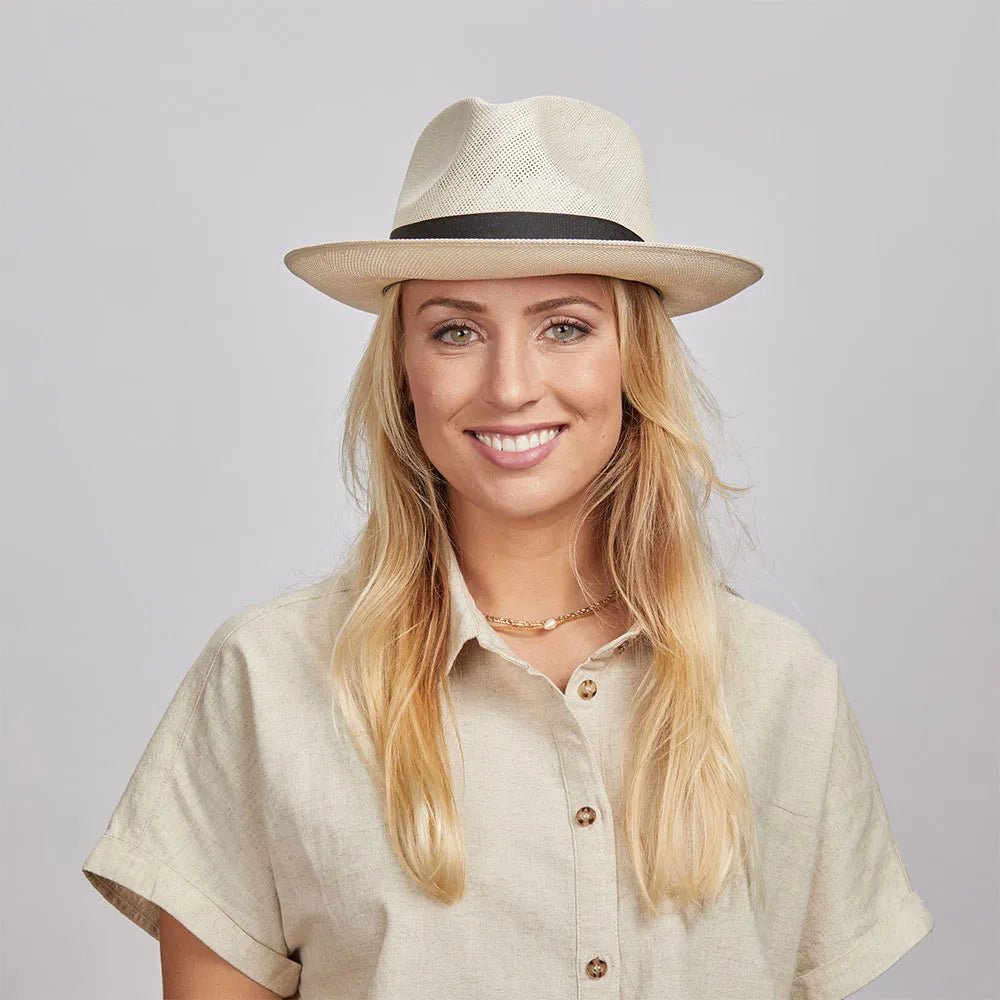 Ibiza | Womens Straw Fedora Hat