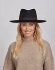 Jawa | Womens Wide Brim Felt Fedora Hat