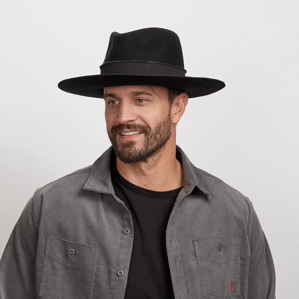 Jawa | Mens Wide Brim Felt Fedora Hat