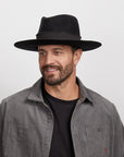 Jawa | Mens Wide Brim Felt Fedora Hat