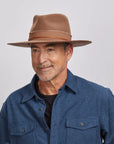 Jawa | Mens Wide Brim Felt Fedora Hat