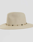 Jewel Toast Sun Straw Hat Side View