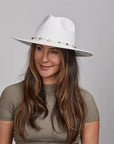 Jewel | Womens Sun Hat with Bead Trim