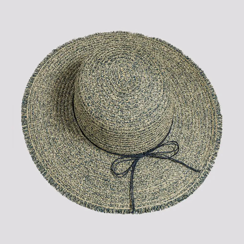 Joy | Womens Sewn Paper Braid Sun Hat with Fringe Edge – American Joy | Womens Sewn Paper Braid Sun Hat with Fringe Edge – American