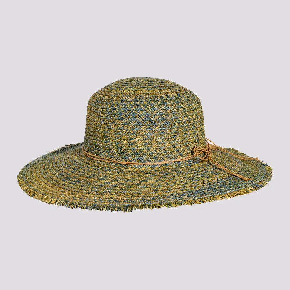 マリホジャ　Paper Braid Sheer Down Brim Hat Paper Braid Sheer Down Brim Hat