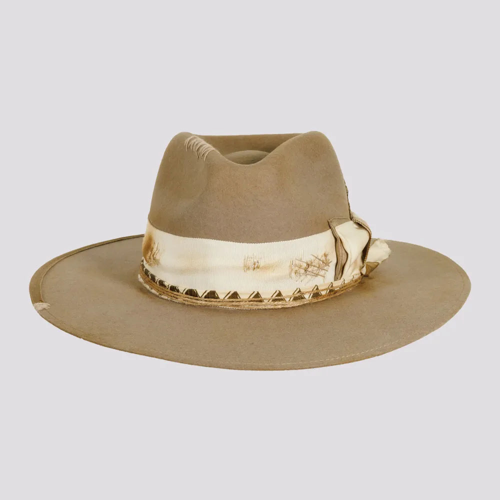 Justice Womens Wool Felt Outback Fedora Hat – American Hat Makers