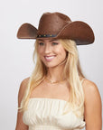 Koda | Womens Brown Straw Cowgirl Hat