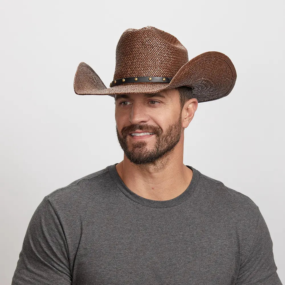 Koda | Mens Brown Straw Cowboy Hat