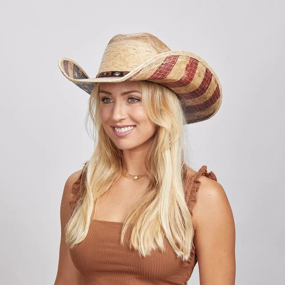 Liberty | Womens Mexican Palm Straw Cowboy Hat