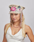 Lola | Womens Silver Burning Man Hat