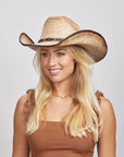 Lucas | Womens Mexican Palm Cowgirl Hat