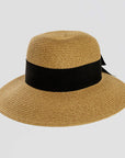 Lucie Toast Sun Straw Hat Side View