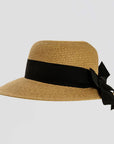 Lucie Toast Sun Straw Hat Side View